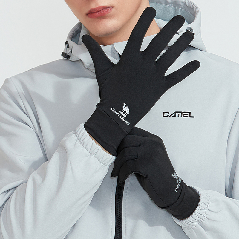 Mountain Biking Gloves Mens - GOLDEN CAMEL-Gants de randonnée à écran