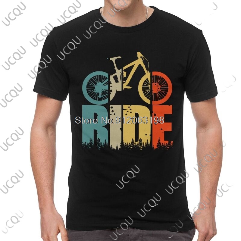Mountain Biking Gifts - T-shirt pour hommes, en coton, à