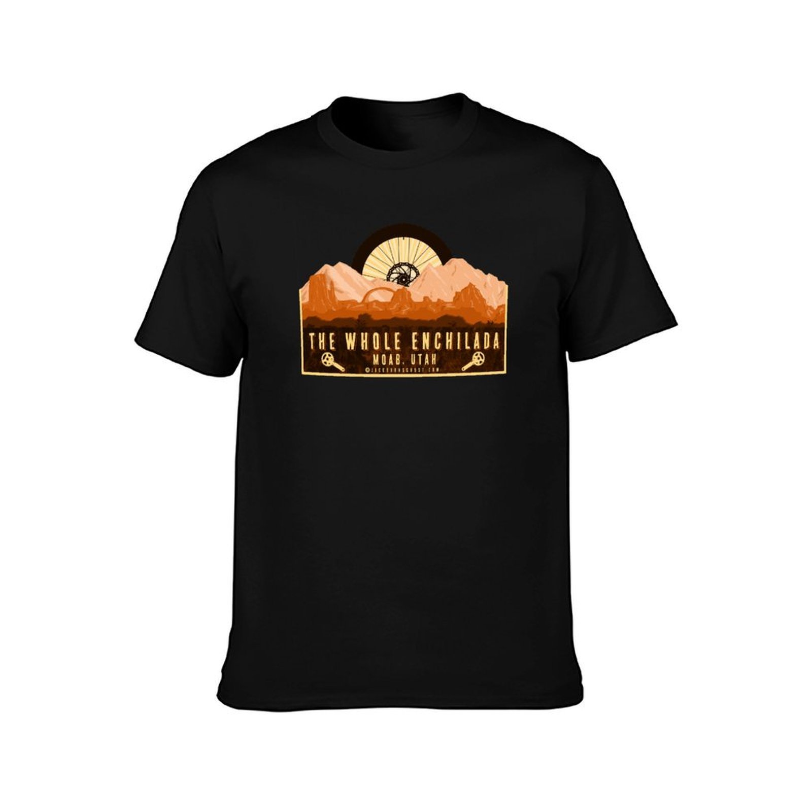T-shirt en coton doux imprimé  - Mountain Biking Moab avis et prix