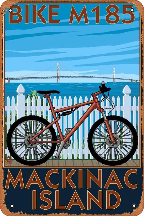 Panneau Métallique Vintage Mac - Mountain Biking Michigan avis et prix